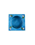 Blue Pottery Candle Holder Set Of 2pcs.